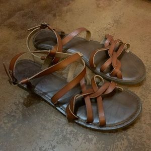 Brown Time and Tru sandals